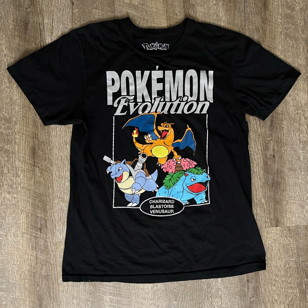 Short Sleeve Pokemon evolution Tee